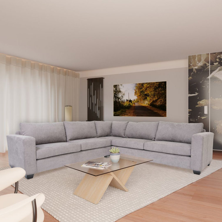 Modern gray shop sectional sofa